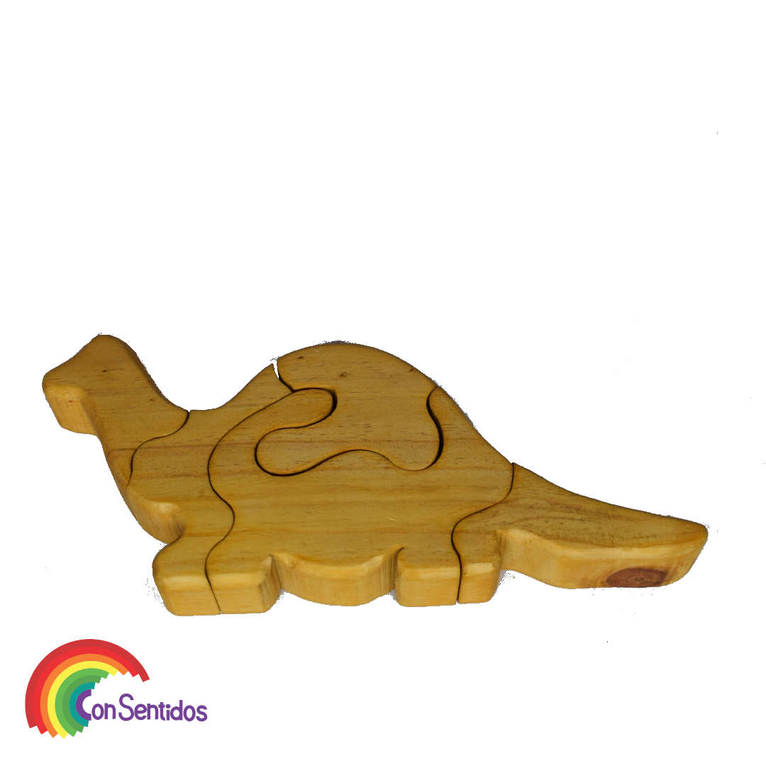 rompecabezas de dinosaurios de madera